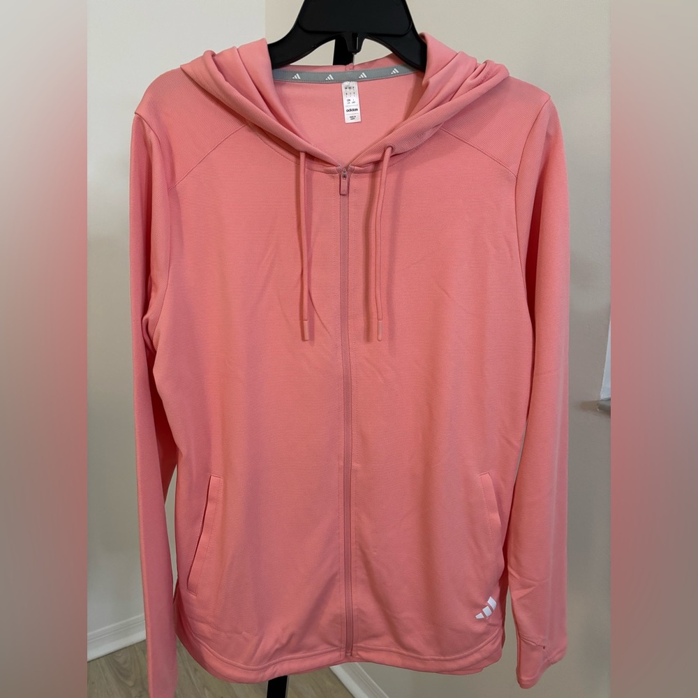 adidas Coral Full-Zip Hoodie